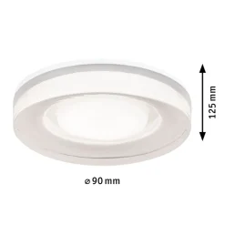 Paulmann Luena indbygget loftslampe GU10 IP65 hvid