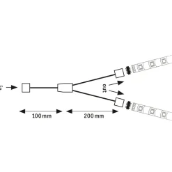 Paulmann MaxLED Y-tilslutningskabel, splitter