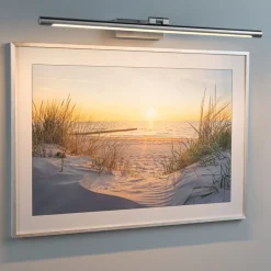 Paulmann Mingo LED-billedlampe 61,5 cm aluminium, birketræ.