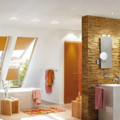 Paulmann Nova indbygningsspot IP65 rund, drejbar, hvid