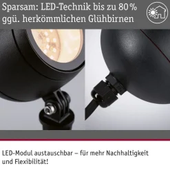 Paulmann Smart LED jordspydspot Kikolo, CCT, antracit, IP65