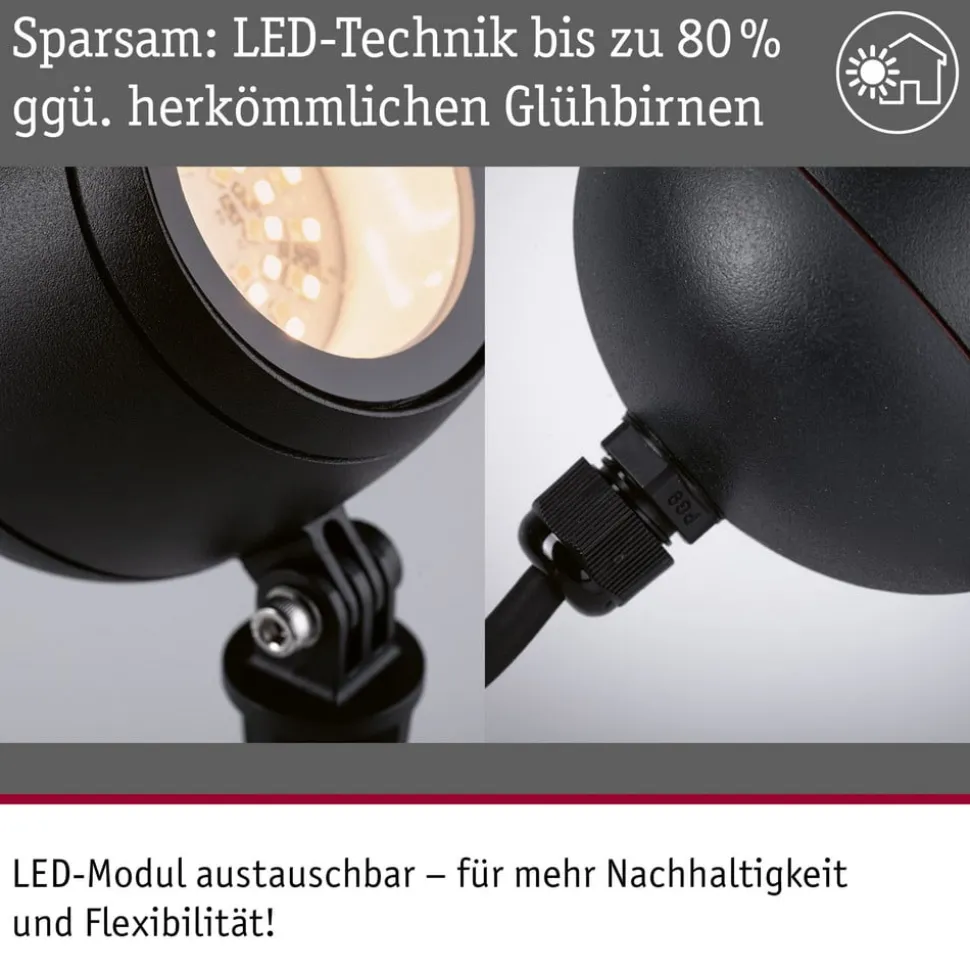 Paulmann Smart LED jordspydspot Kikolo, CCT, antracit, IP65