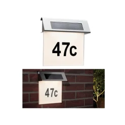 Paulmann Solar husnummerlampe med LED, IP44