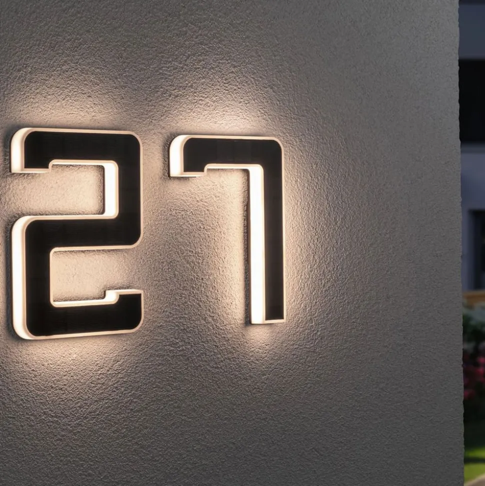 Paulmann solcelledrevet LED-husnummer 1