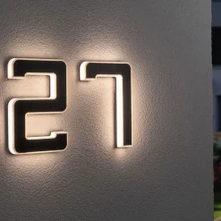 Paulmann solcelledrevet LED-husnummer 9