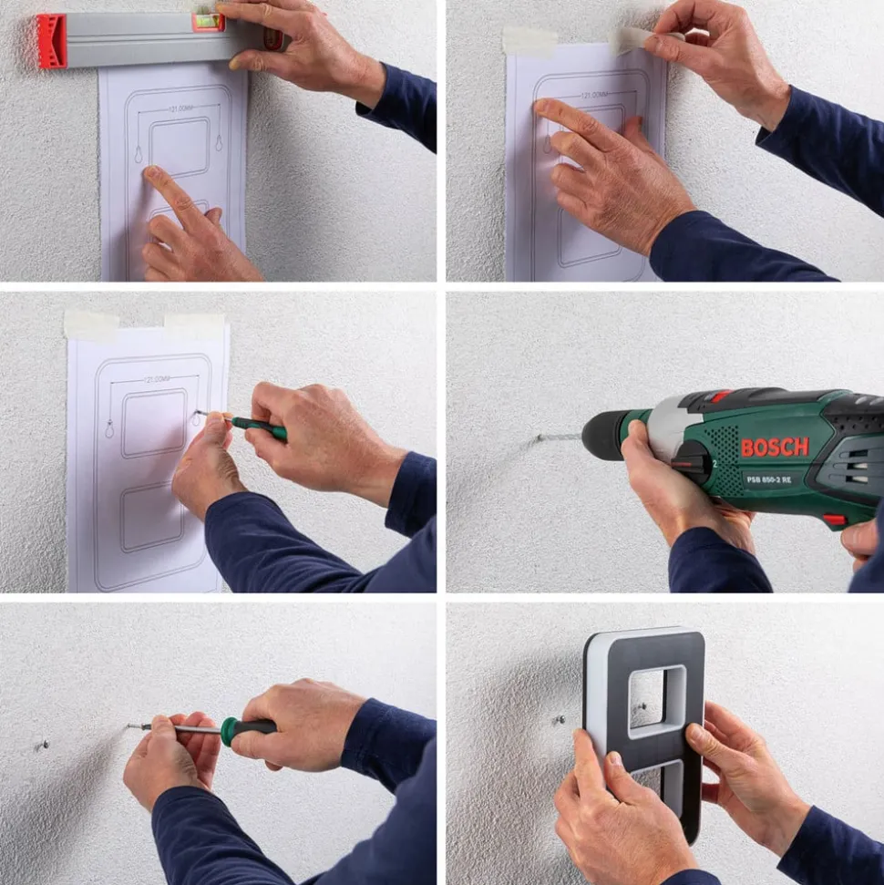 Paulmann solcelledrevet LED-husnummer 9