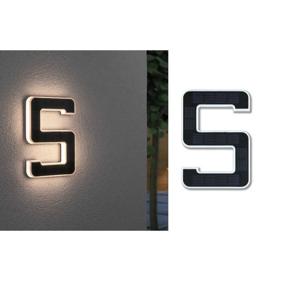 Paulmann solcelledrevet LED-husnummer 5