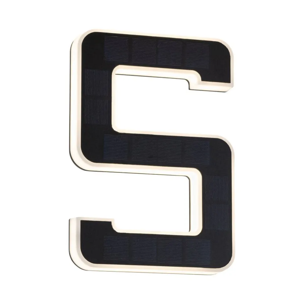 Paulmann solcelledrevet LED-husnummer 5