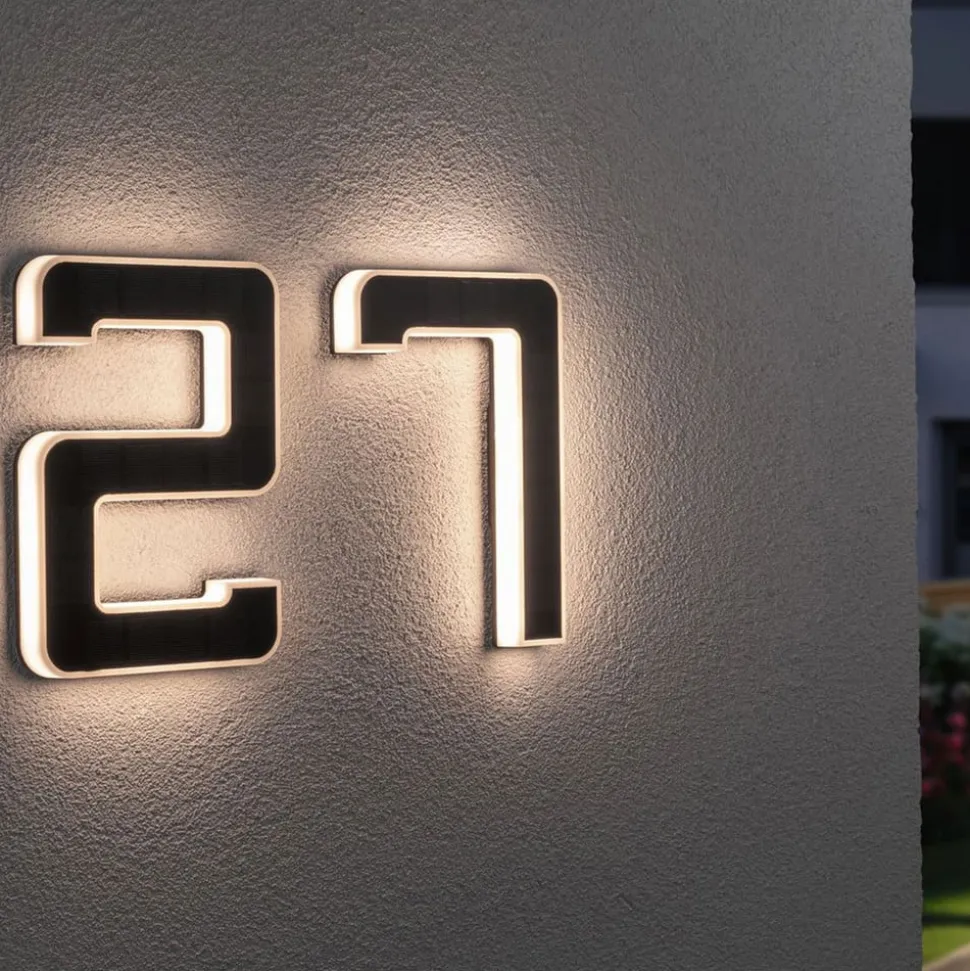 Paulmann solcelledrevet LED-husnummer 5