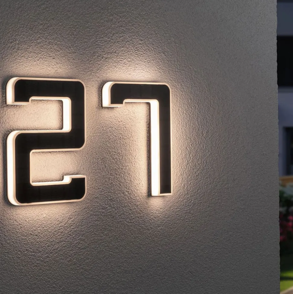 Paulmann solcelledrevet LED-husnummer 7