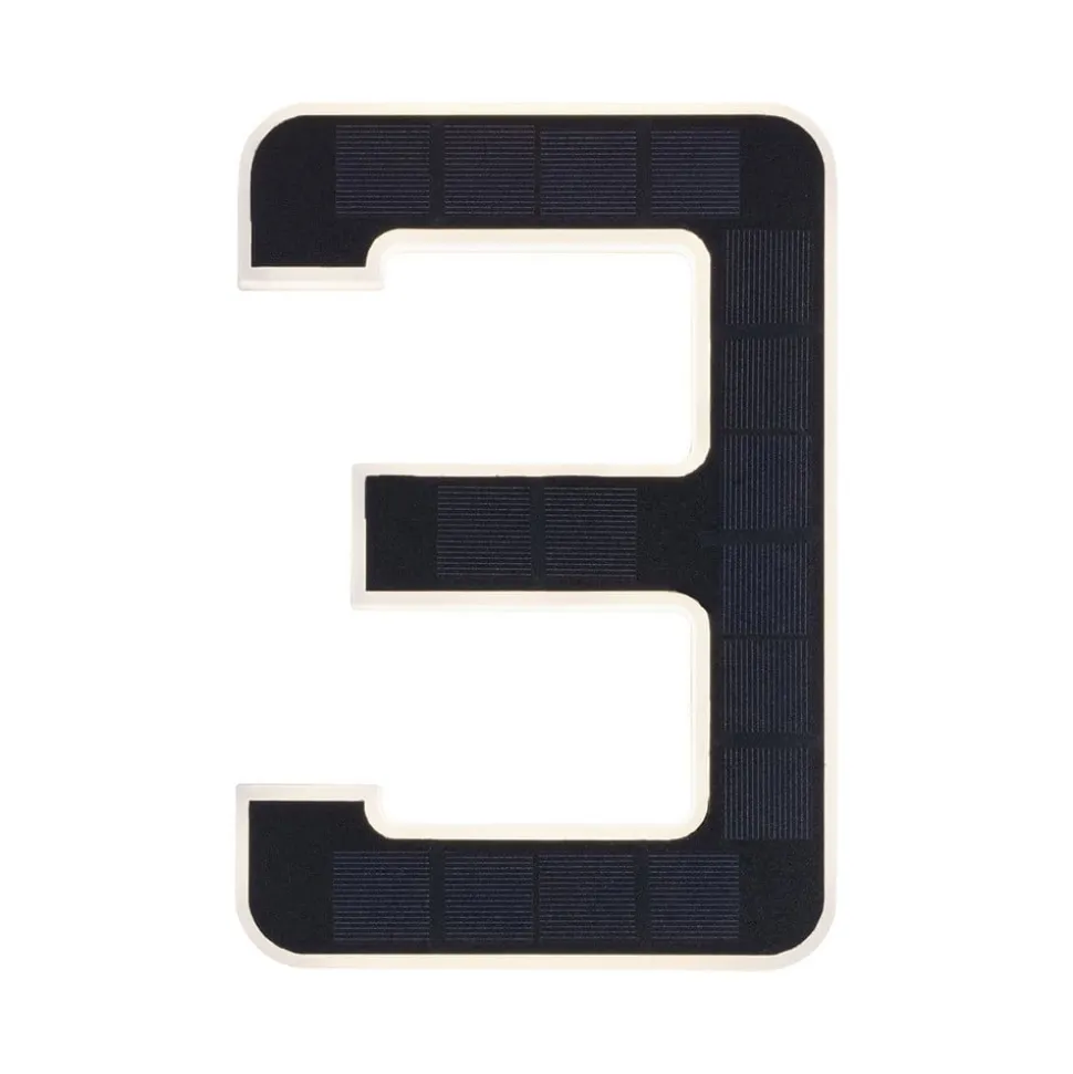 Paulmann solcelledrevet LED-husnummer 3