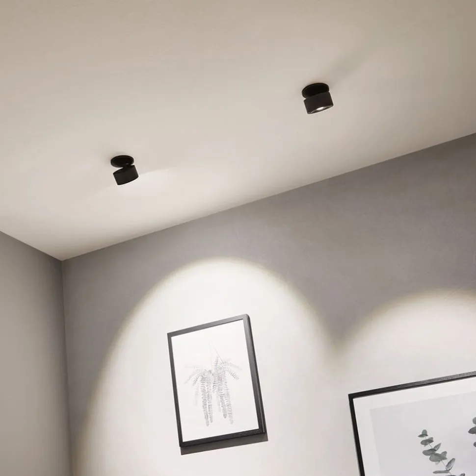 Paulmann Spircle LED indbygningslampe, mat sort