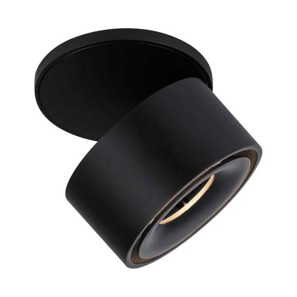 Paulmann Spircle LED indbygningslampe, mat sort