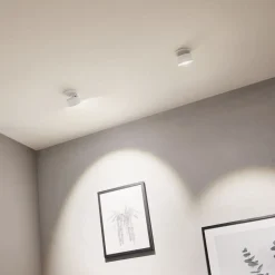 Paulmann Spircle LED indbygningslampe, mat hvid