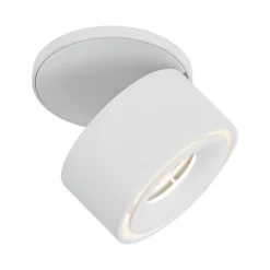 Paulmann Spircle LED indbygningslampe, mat hvid