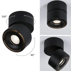 Paulmann Spircle LED-downlight, mat sort