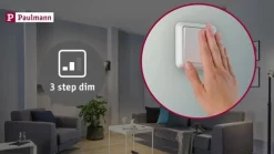 Paulmann spot Nova Coin rund, vippelig, jern