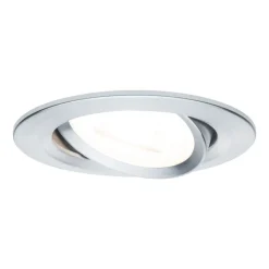 Paulmann Spot Nova rund, drejelig/dæmpbar, aluminium