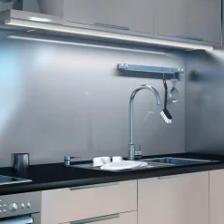 Paulmann Square Profil alu satineret diffusor, 1 m