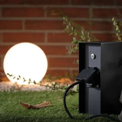 Paulmann stikdåse søjle Rio 3-bande skumringssensor