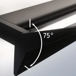 Paulmann Stine LED wallwasher 3-trins dæmp, sort