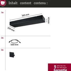 Paulmann strømforsyning Power Box Linion sort on/off 230/24V