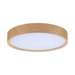 Paulmann Tega LED-loftlampe IP44 CCT træ