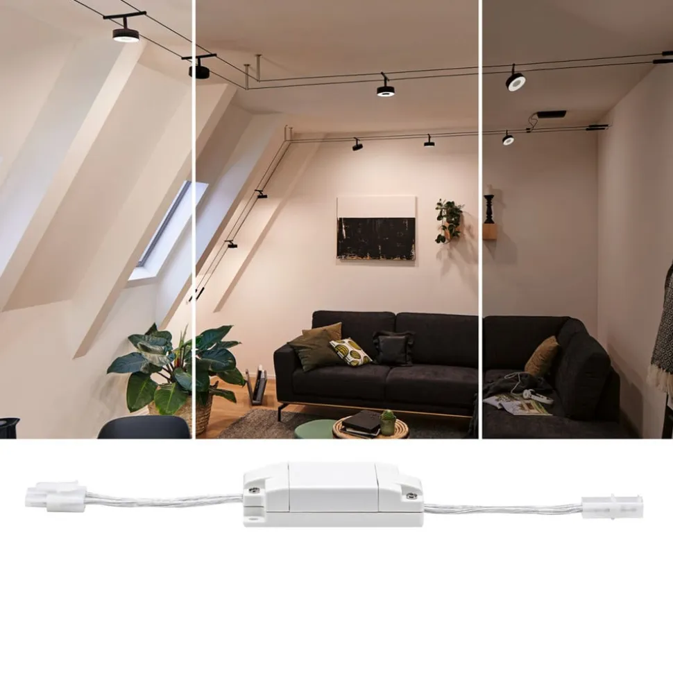 Paulmann 3-trins-dæmper til CorDuo wiresystem hvid