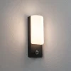Paulmann udendørs LED-væglampe Bonnie, aluminium, antracit, sensor