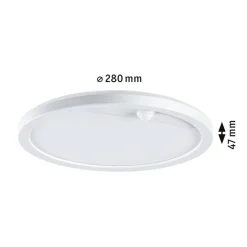 Paulmann udendørs LED-væglampe Lamina, hvid, sensor, IP44