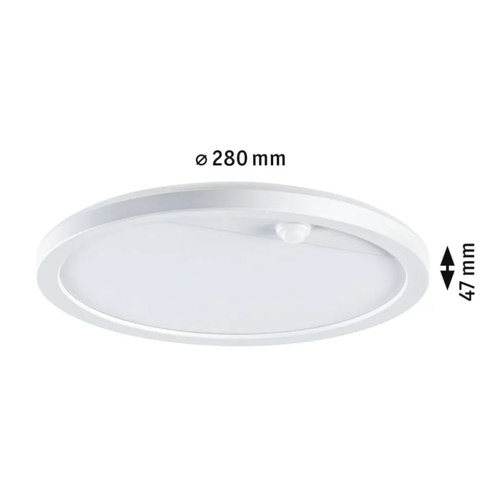 Paulmann udendørs LED-væglampe Lamina, hvid, sensor, IP44