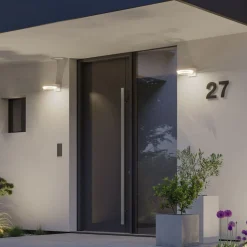 Paulmann udendørs LED-væglampe Capera hvidt metal IP44