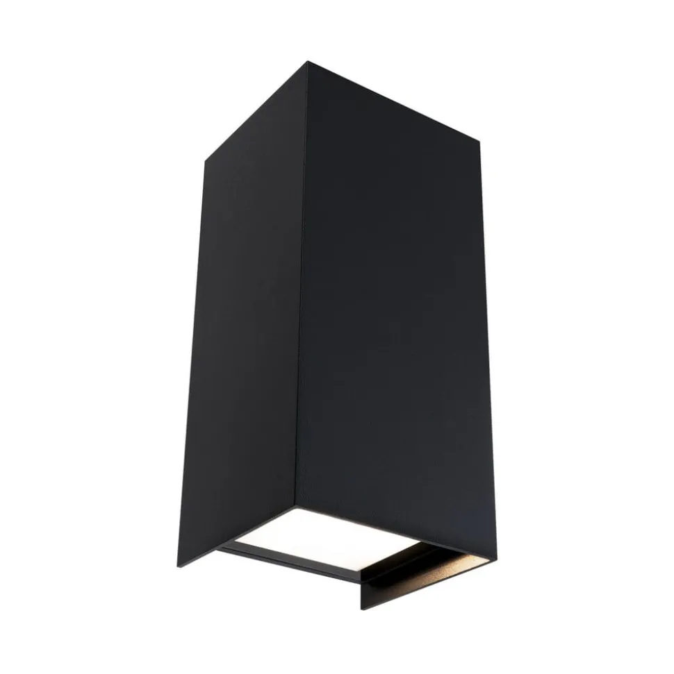 Paulmann udendørs LED-væglampe Flame, 22 cm, antracit, op/ned