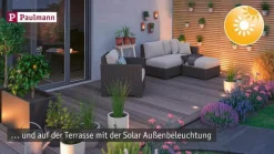 Paulmann udendørs LED-væglampe Flame, hvid