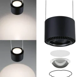 Paulmann URail Aldan LED-pendellampe, sort