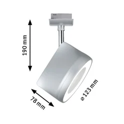 Paulmann URail Arena LED-spot, dæmpes krom 4.000 K