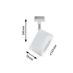 Paulmann URail Arena spot hvidt kan dæmpes 2.700 K