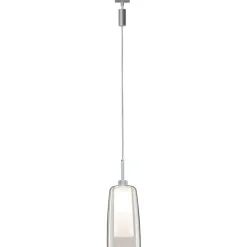 Paulmann URail Arido LED-pendellampe, mat krom