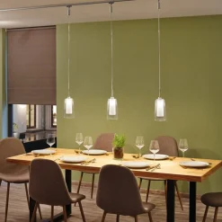 Paulmann URail Arido LED-pendellampe, mat krom