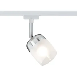 Paulmann URail Blossom spot, hvid/klar/satineret