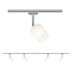 Paulmann URail Blossom 4x-basissæt krom/satineret