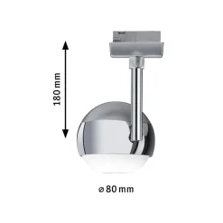 Paulmann URail Capsule II LED-spot, mat krom
