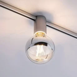 Paulmann URail Ceiling Socket E27, mat krom