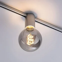 Paulmann URail Ceiling Socket E27, mat krom