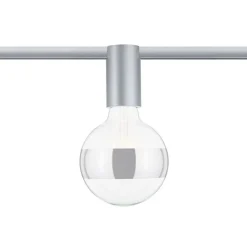 Paulmann URail Ceiling Socket E27, mat krom