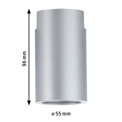 Paulmann URail Ceiling Socket E27, mat krom