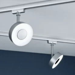 Paulmann URail Circle LED-spot rund 4.000 K krom