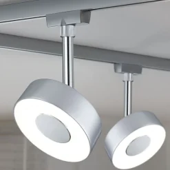 Paulmann URail Circle LED-spot rund 4.000 K krom