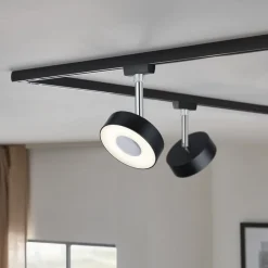 Paulmann URail Circle spot 3stepdim 3.000 K sort