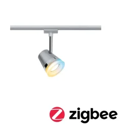 Paulmann URail Cone, ZigBee, CCT, mat krom